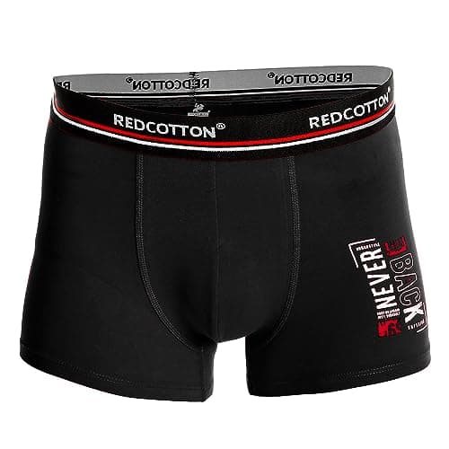 RED COTTON Mens Comfort Printed Boxer Boxer Shorts (pack of 1)