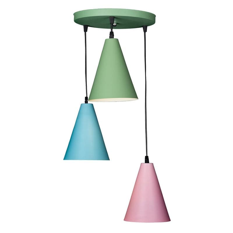 Generic Pendant Light 3 Bulb Without Bulbs 70 * 45 * 70 cm Multi Color EGL$P280