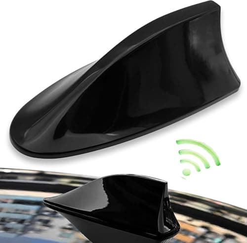Shark Fin Antenna Cover Car Antenna Cover Car Antenna Cover Dust Protection for Car Radio Antenna - Black - KaberTrade