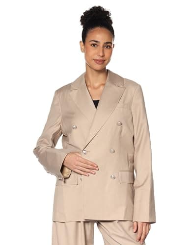 ASTK Womens Double Button Relaxed Blazer Blazer (pack of 1)