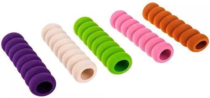 Flexible Foam Door Knob Cover with Built-in Door Stop 14cm for Smooth Wall Protection and Reduced Impact for Most Door Handles in Home and Office Use