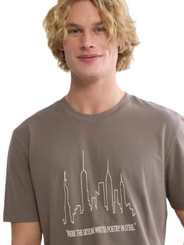 LC WAIKIKI Crew Neck Printed Men's T-Shirt
