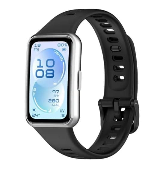 Silicone Strap Compatible with Huawei Band 11 & 11 Pro, Black
