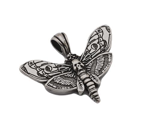 elegant bear S271 - Deaths head hawkmoth Butterfly Charm