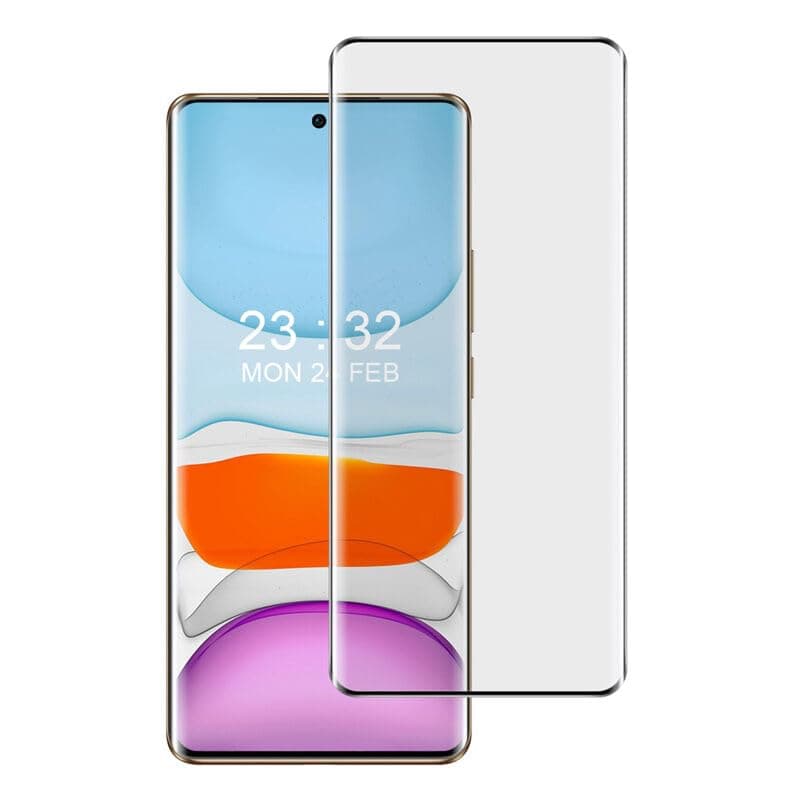 [1 Pack] Compatible for Google Pixel 6 Pro Tempered Glass Screen Protector [Full Coverage] 3D Curved From Brand Elmo3ezz, Anti Scratch, Easy to Install