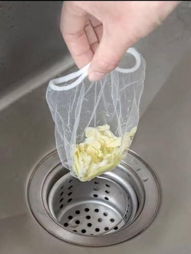 100Pcs Kitchen Sink Strainer Mesh Filter Bags Anti-Clog Drain Mesh Net