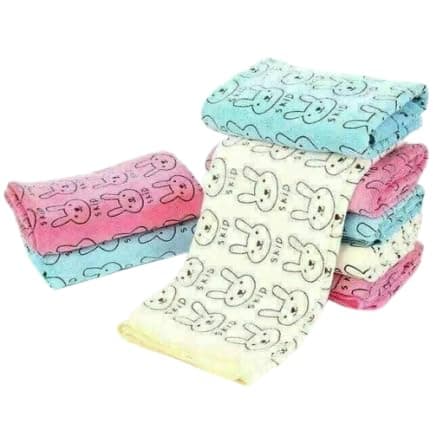 Microfiber Towel Set 5 Pieces - Rabbit | Multipurpose Drying Towels for Bathroom and Kitchen
