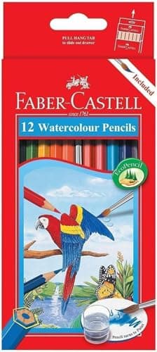 Faber-Castell Colour Pencils, Set of 12, Assorted Colours Writing instrument