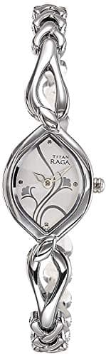 Titan Raga Gold/Silver Metal Jewellery Design, Bracelet Clasp, Quartz Glass, Water Resistant, Analog Wrist Watch