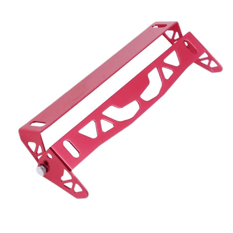 Kaber Egypt 2020 - Aluminum Alloy Adjustable License Plate Frame Holder (1 Piece - Light Red Code:9340)