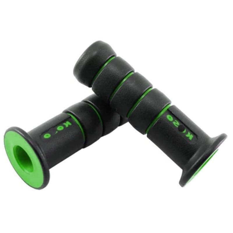 KaberMisr 2020 Motorcycle Handlebars Motorcycle And Scooter Comfortable Anti-Slip (set of 2 pieces, black in green, code:9988) Handlebar grip