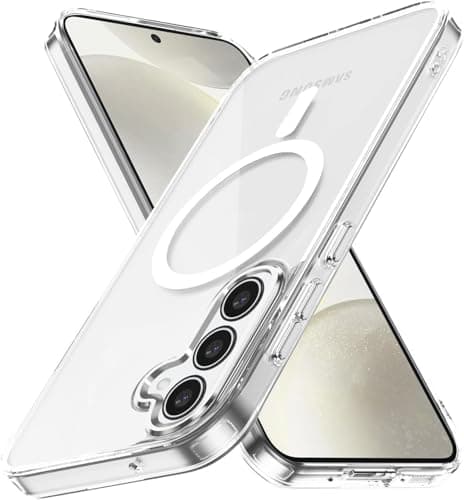 Case for Samsung Galaxy A36 / Galaxy A56 Magnetic Hybrid Clear Case Compatible with Samsung Galaxy A56 / Galaxy A36 Compatible with MagSafe, PC with TPU Hybrid Technology for Galaxy A56 / A36 Cellular phone case