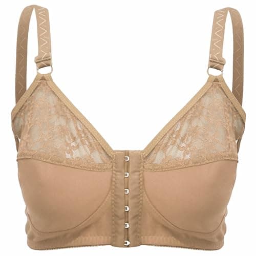 Lasso womens Front open Bra with lace Bra (pack of 1)