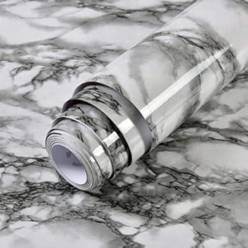 Marble Pattern Waterproof PVC Wall Stickers Removable Wallpaper for Living Room , 2724807054810