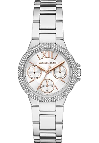 Michael Kors,women's wrist watches,silver,analog,quartz,round,manual,mk7198