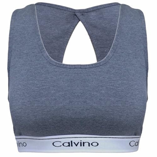 Calvino Womens Cotton Sport Bra Sports Bra (pack of 1)