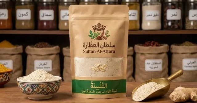 Sultan Al-Attara Talbina Whole Barley Flour Natural Wellness Drink | Rich in Fibre, Natural Minerals, Daily Nutrition, Soothing & Warming, Authentic Recipe