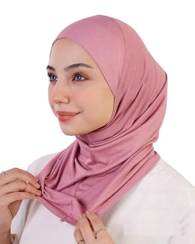 Miza Cotton Surrey Dress Comfortable One Piece | Practical Full Coverage Hijab for Women and Girls | Comfortable for Daily Use or Occasions Apparel head neck covering
