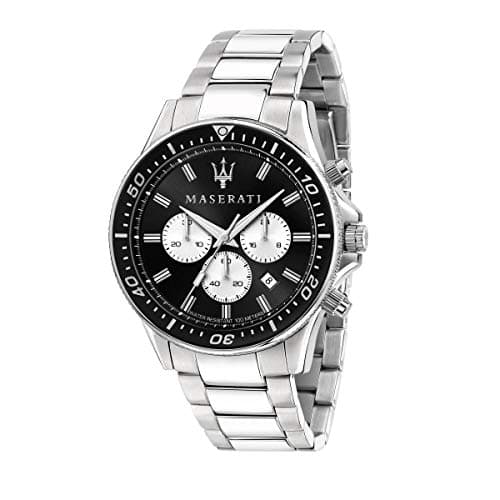 Maserati Sfida Chronograph|Date Analog Black Dial Colormen Watch- R8873640004