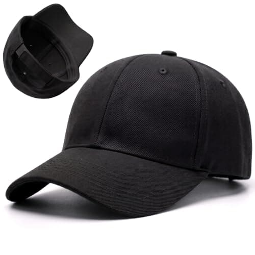 BENO Baseball Cap 100% Polyester Adjustable Velcro Strap One Size | Polyester-Unisex-Adjustable Hat