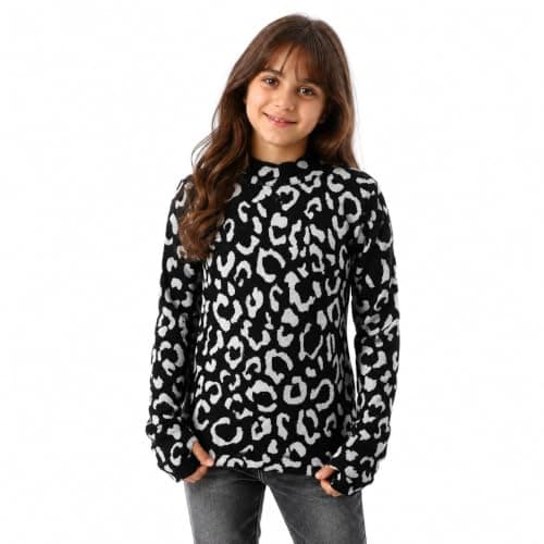 CAESAR Womens Unisex wool pullover with a tiger pattern Unisex wool pullover with a tiger pattern Outerwear