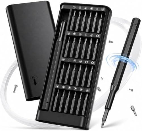 Precision Screwdriver Set Multi-Bit Repair Kit Phillips Torx Hex with Case