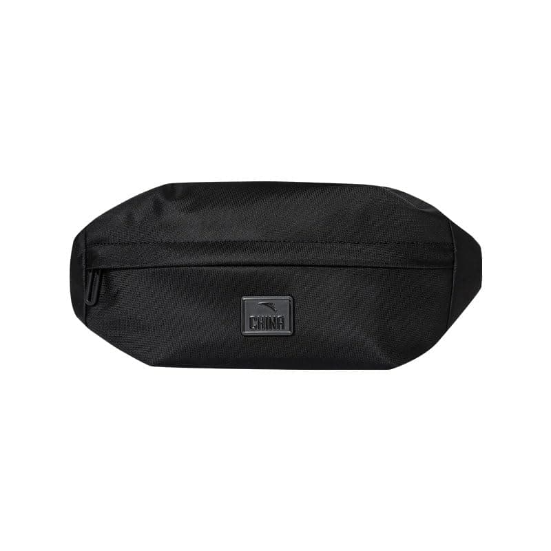 Anta- Team Chn -Waist Bag For Unisex- O Eu- Black Waist pack