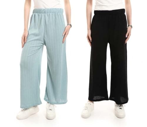 Red Circle Womens Bundle of 2 Comfortable Elastic Waist Summer Lounge Pants Bundle of 2 Comfortable Elastic Waist Summer Lounge Pants