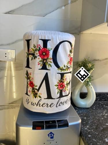 Water Bottle Cover Turkish Velvet Floral Home Print | Washable & Reusable, Soft Velvet Fabric, Standard Size Fit, Imported Turkish, Luxurious Finish