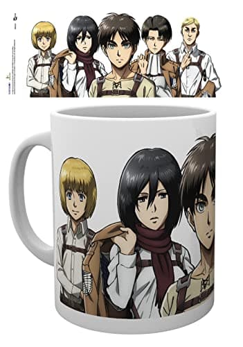 GB eye Attack On Titan Line up Mug Drinking cup