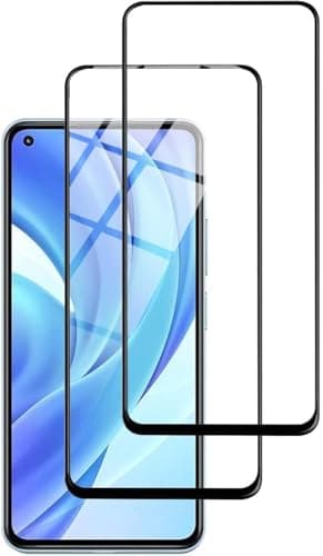 Full Coverage Tempered Glass Screen Protector for Xiaomi 11 Lite - 9H Hardness, Bubble Free, Ultra-HD Clarity, Anti-Scratch & Case Friendly.