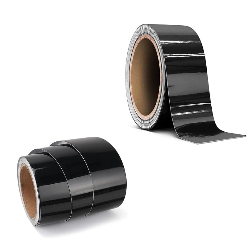 Vinyl Sticker Roll - Waterproof Car Stickers DIY Car Styling Accessories and Appliances (Gloss Black, 2m Length, 5cm Wide) - KaberTrade Sticker decal