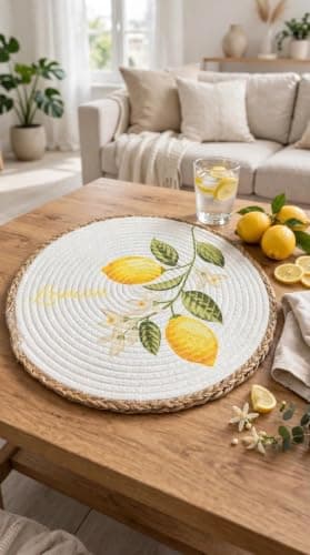 Generic Heat-resistant placemat, Size: 40 cm, Multicolor, .Am