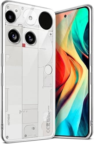 Nothing Phone (3) Transparent Silicone Mobile Phone Case Transparent Clear Case Ultra Slim Back Cover Protective Case Thin Silicone Case Minimalist Aero Case Clear Cellular phone case