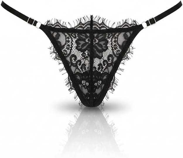 اندر وير نسائي دانتيل أسود HN 9077 – تصميم من الدانتيل | متوفر بمقاسات Underpants