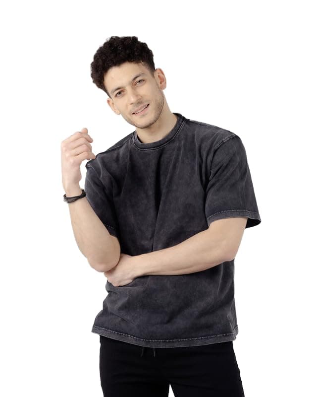 HUMAN Unisex Acwd Boxy Oversized T-Shirt