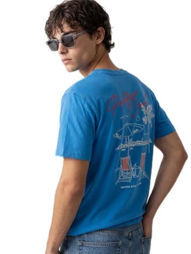 LC WAIKIKI Crew Neck Printed Men's Jersey T-Shirt