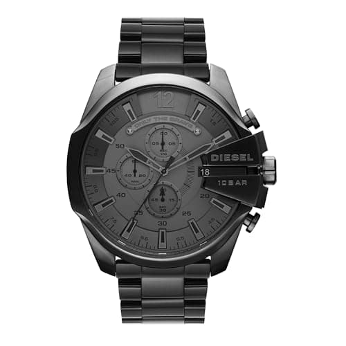 Diesel Mega Chief Men's Dial Stainless Steel Band Watch - DZ4477