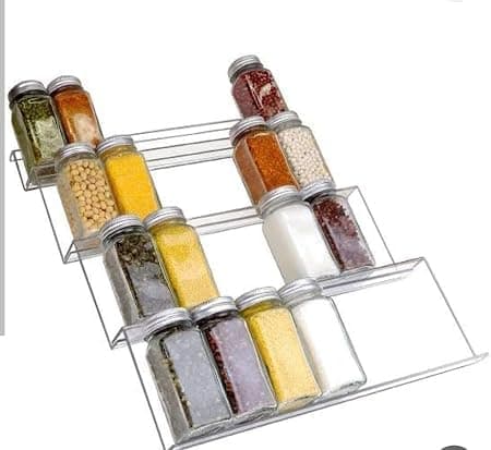 Acrylic Spice Box Organizer for Drawers, Expandable 4 Pcs Spice Box Organizer Adjustable 10-30cm.