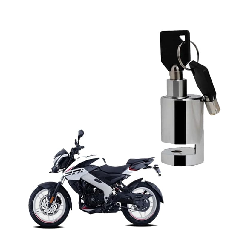 KaberTrade Disc Brake Lock for Motorcycles, Bicycles, Motorcycles, Small Powerful Anti-Theft with 2 Keys (Hard Disc Lock Code:9913)