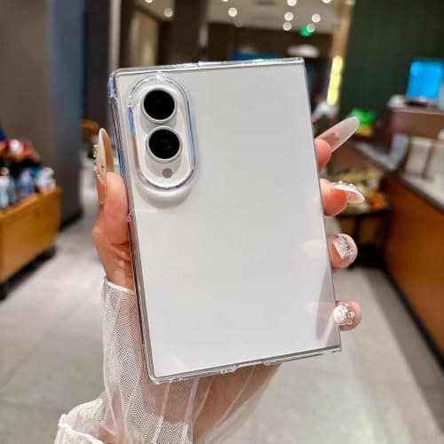 Ecosystem Case for Galaxy Z Fold 8 Case Clear Slim Thin Phone Cover Anti-Yellow Transparent Z Fold 8 Clear Case, Hard PC Protective Phone Case for Samsung Fold 8 5G، Crystal Clear Cellular phone case