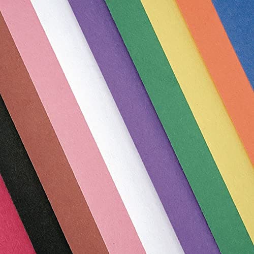 Colorations Construction Paper, Assorted Colors, 9 inches x 12 inches, 50 Sheets, Heavyweight Construction Paper, Crafts, Art, Painting, Coloring, Drawing, Creating, Arts and Crafts Art media paper