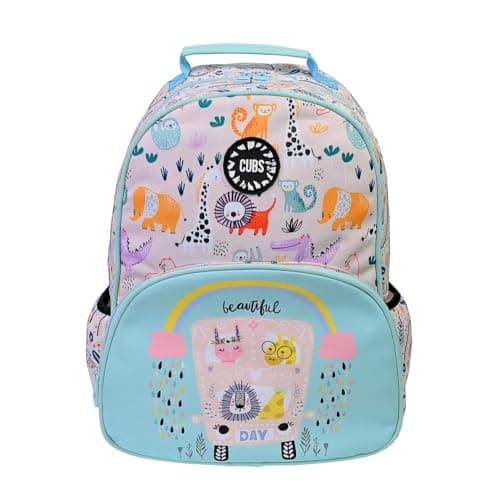 Cubs Fun Animals on the bus Bag Pre school Backpack