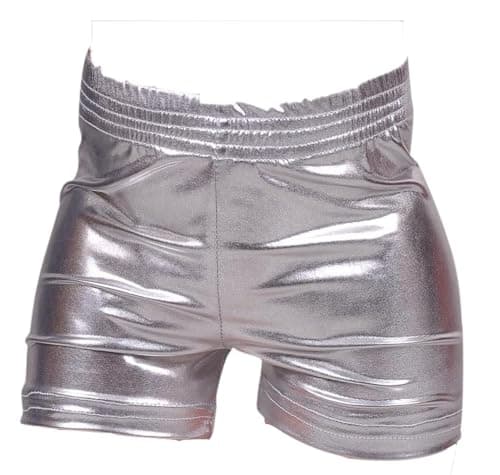 Girls Disco Leather Short Shorts