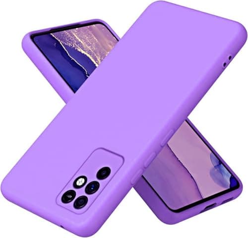 High-quality Silicone Case Anti-Shockproof With A Modern, Streamlined Design And Inner Lining, Compatible with Infinix Note 10 (Purple) Cellular phone case