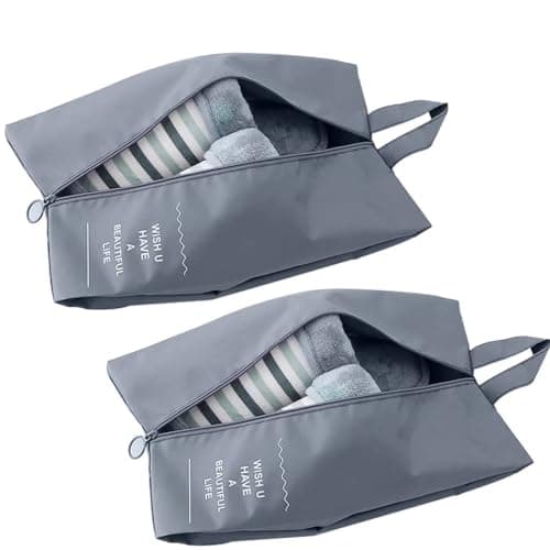 Portable Travel Shoe Storage Bag Organizer with Zipper – Multi-use Pouch for Shoes & Underwear – Compact 36x22cm for Trips & Daily Use