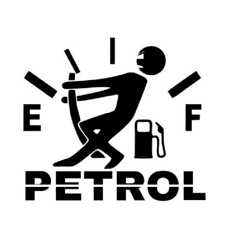 Sticker Grab Gasoline Indicator, Sticker On Fuel Cap (2 Piece, Vinyl Sticker Grab Gasoline, Size 13 * 13cm, Code :8746) - KaberMisr 2020 Sticker decal