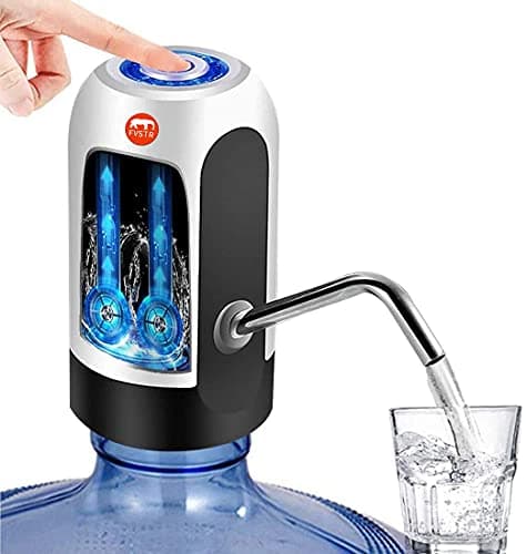 FVSTR 5 Gallon Water Dispenser, Electric Drinking Water Pump, Universal USB Charging, Portable for Camping, Home, Office