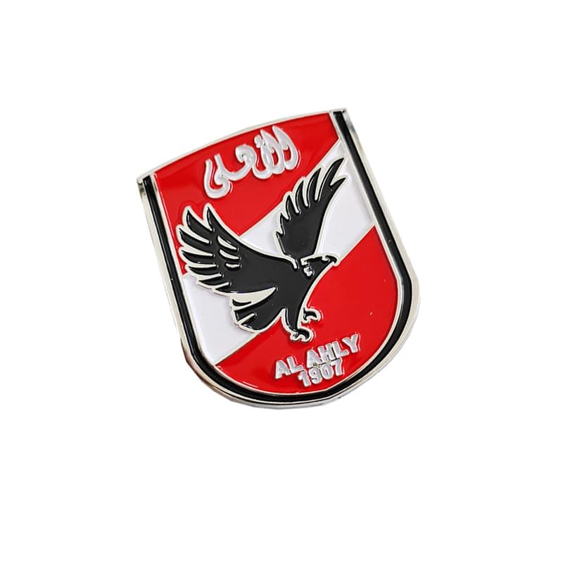 Al Ahly Club Sticker for Car, Computer, Mobile, Playstation, Motorcycles (Plastic Coated Paste, Size : 8 * 6.5cm, 1 Piece, Code:9817) by KaberTrade