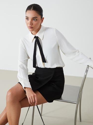 LC WAIKIKI Woman Regular Fit Aerobin Women's Shirt with Bow
